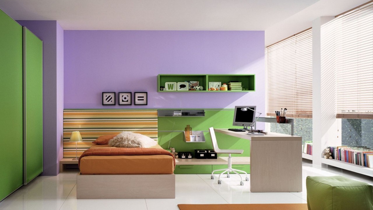 Умеренные тона в детской комнате