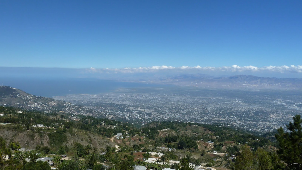 Горный пейзаж в Гаити