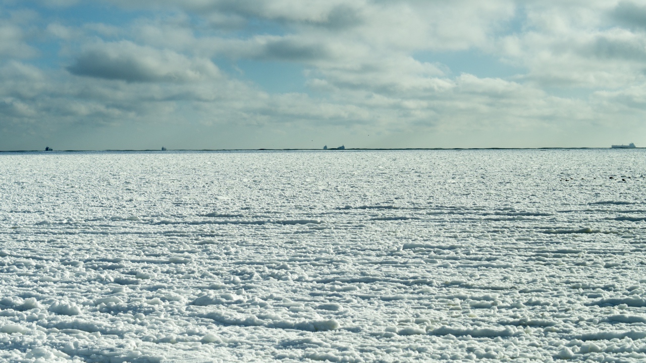 Черное море зимой Одесса