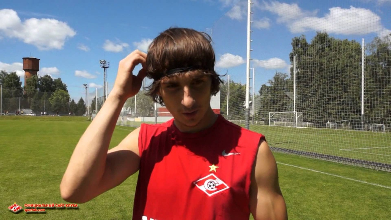 Нападающий Спартака Павел Яковлев