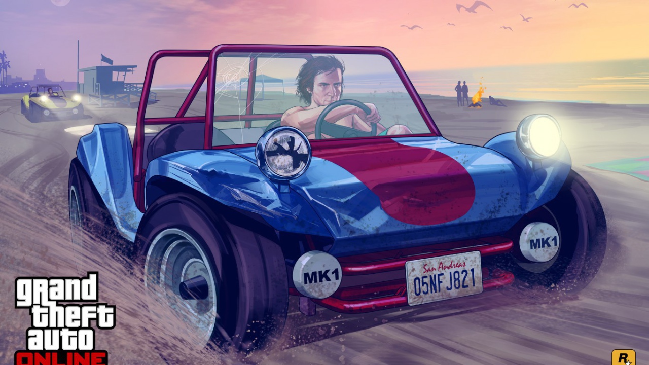 Скоростная погоня Grand Theft Auto V