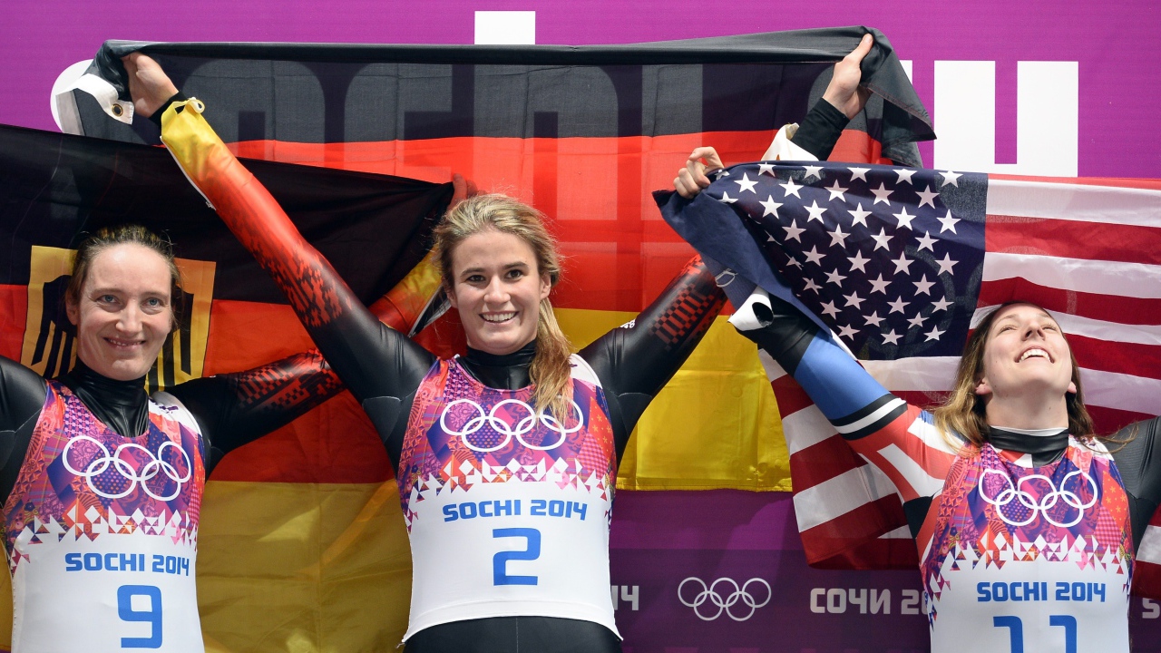 Tatiana Hüfner sanochnitsa German silver medal winner in Sochi
