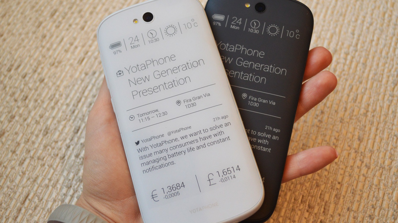 Два цветовых решения YotaPhone 2