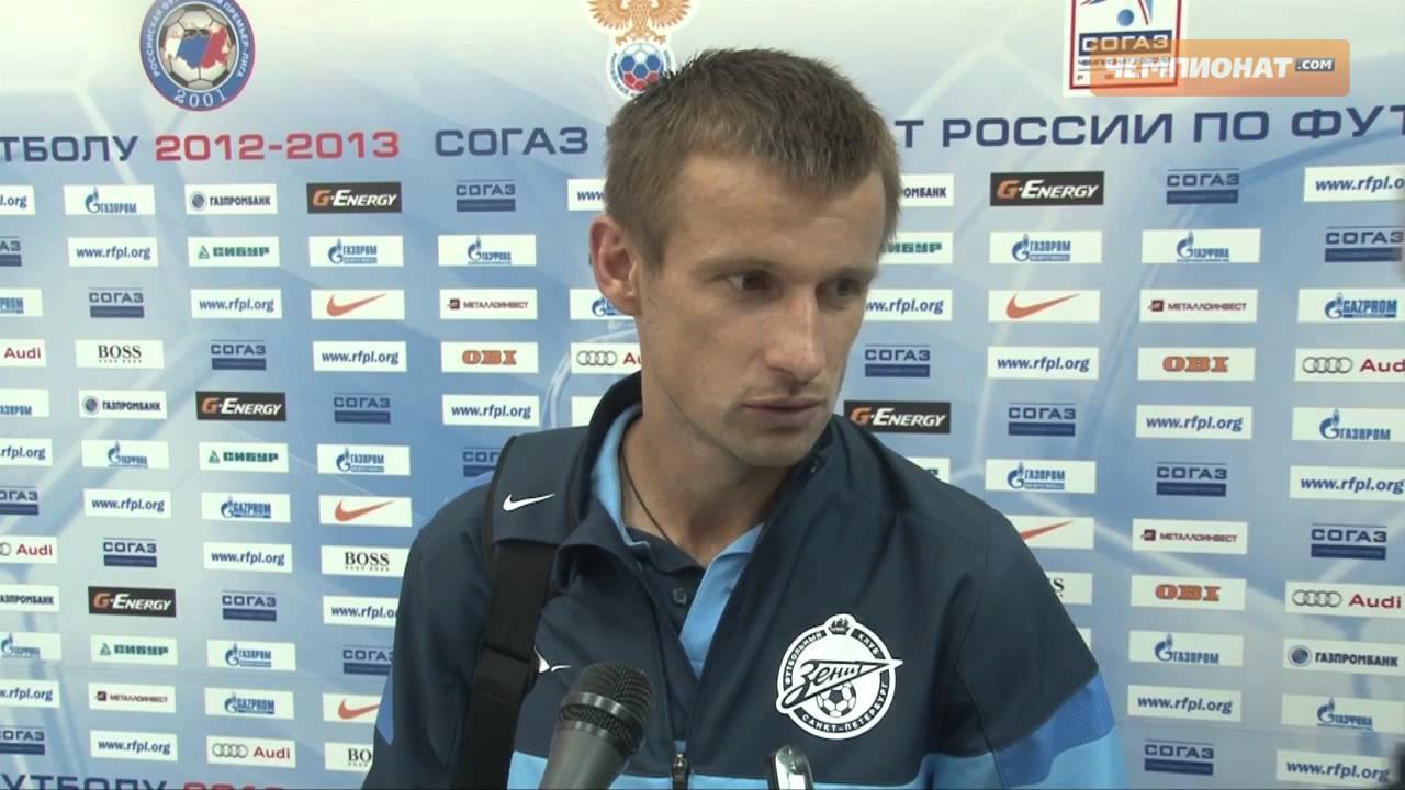 Zenit midfielder Sergei Semak