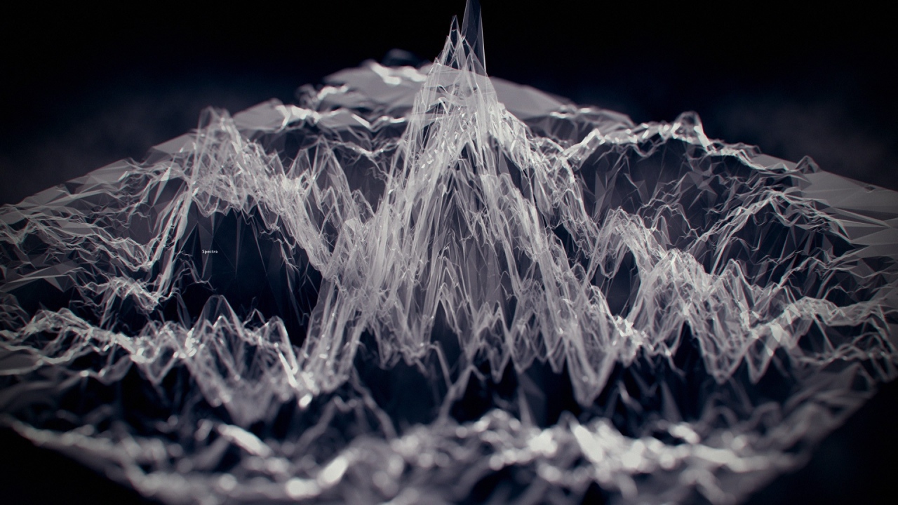 3Д модель горной местности