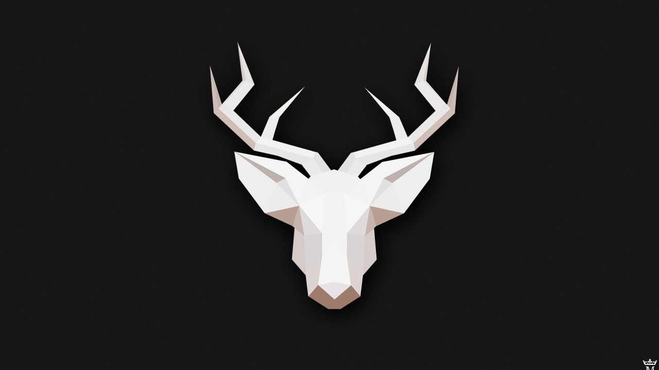 Голова оленя, 3-Д графика