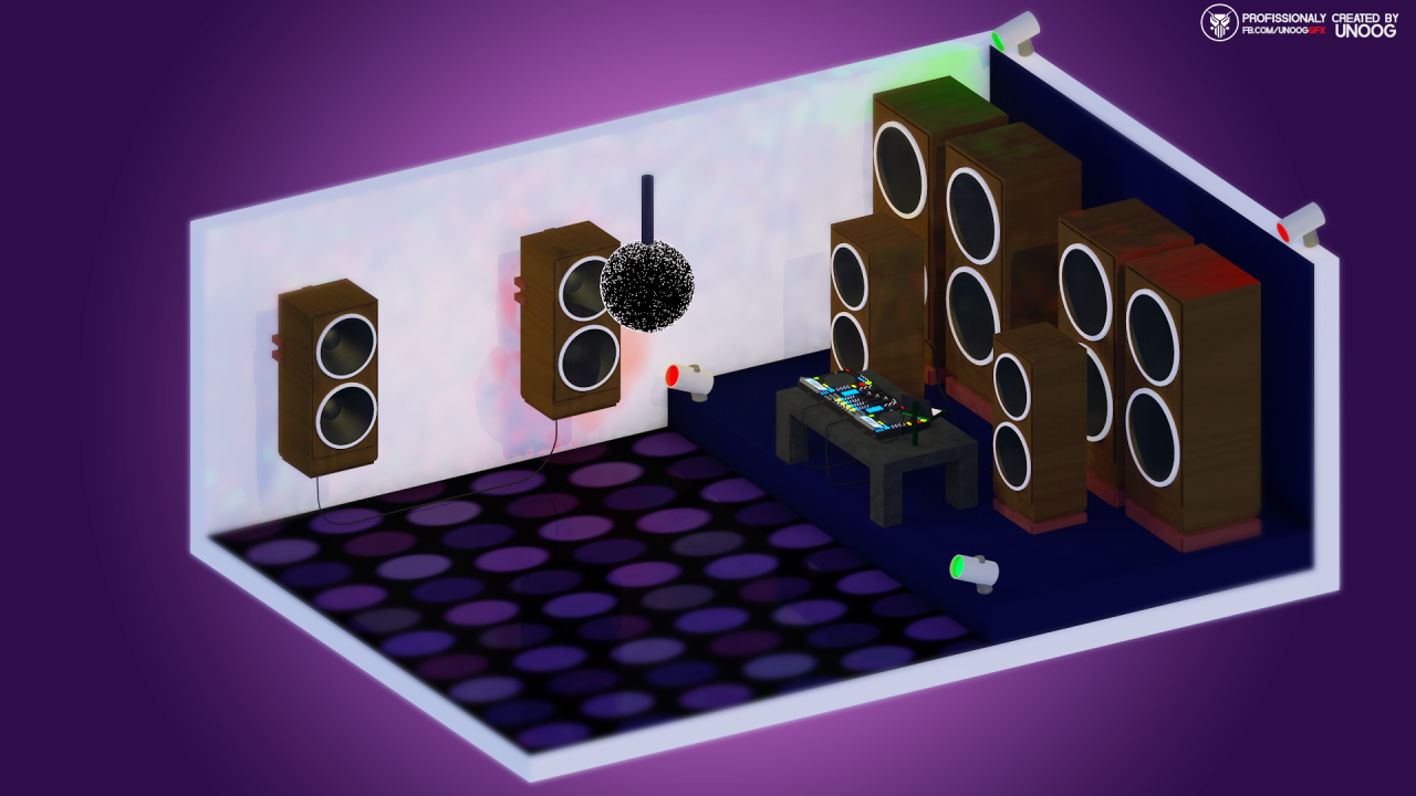 Студия звукозаписи, 3Д графика