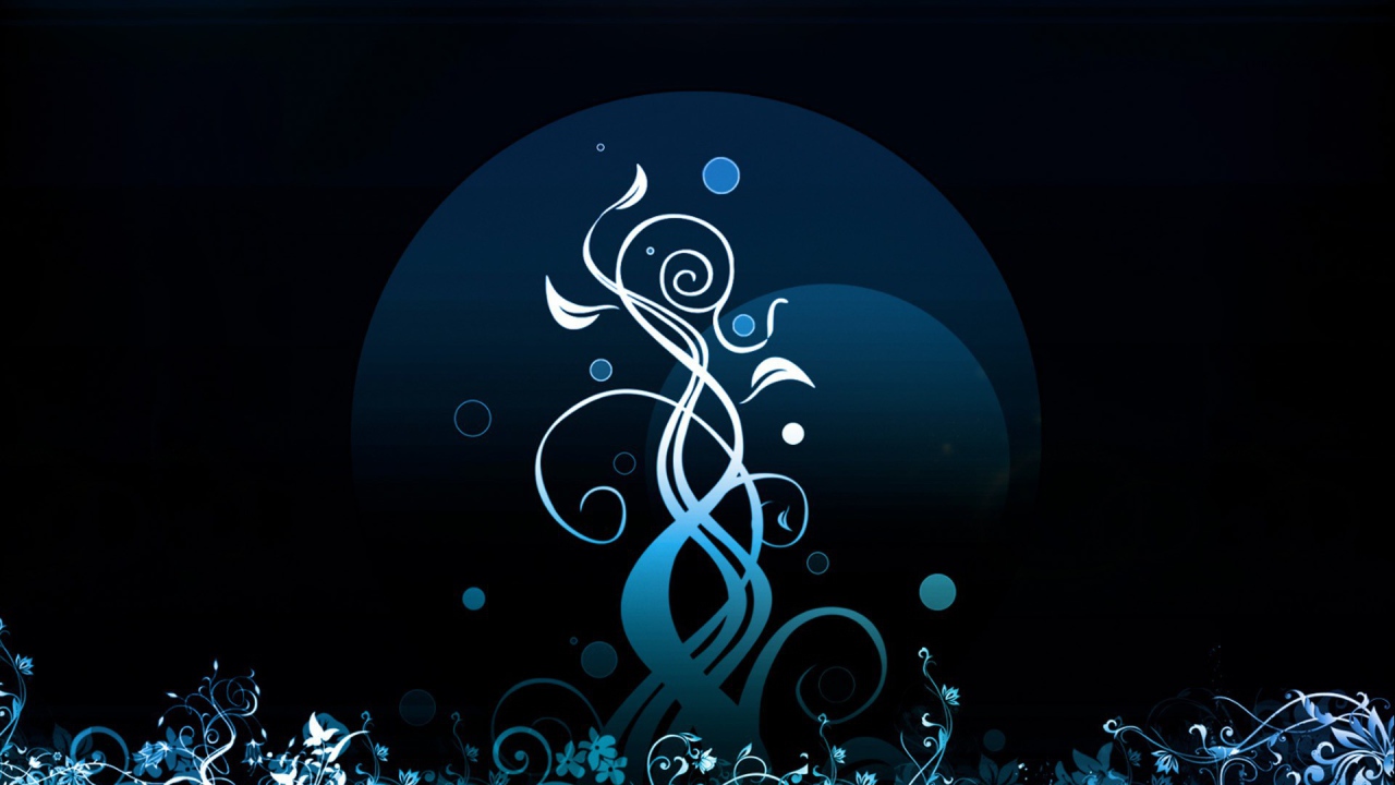 Изящный белый орнамент