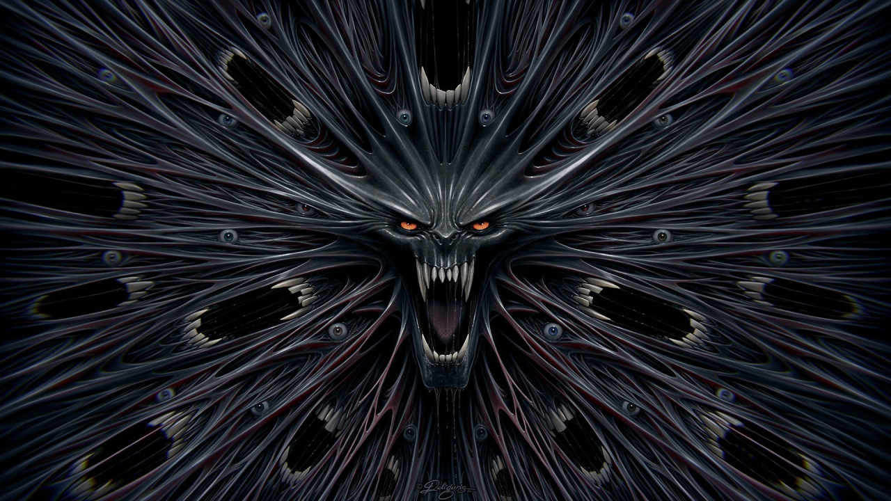 Симметричный фантастический монстр