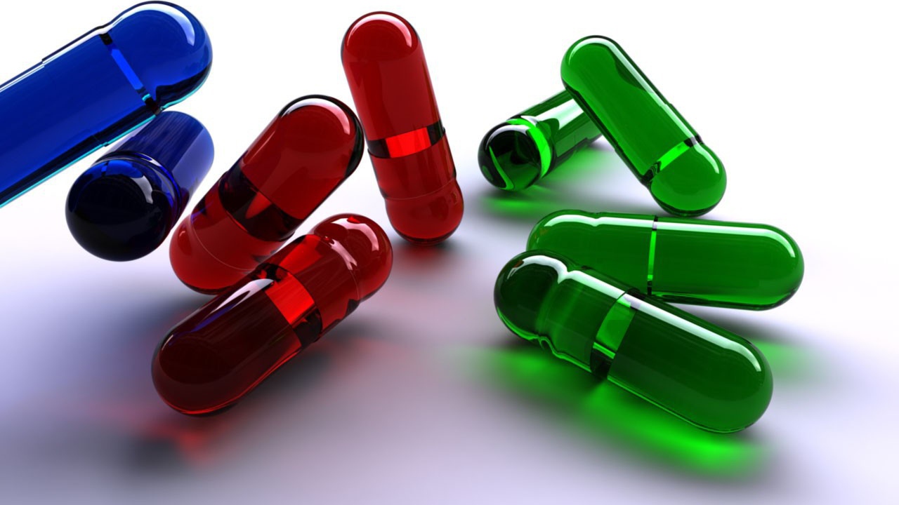 Прозрачные капсулы, 3-Д графика