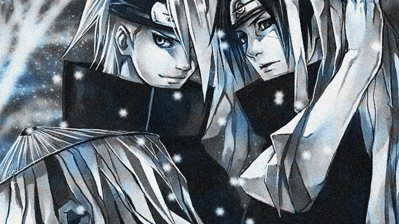 Акацуки и Деидара из манги Naruto Shippuuden