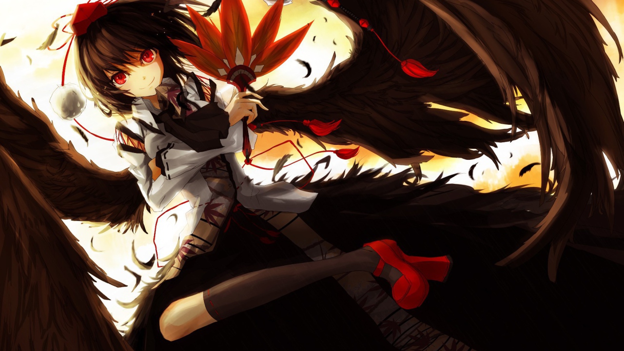 Девушка аниме Shameimaru Aya