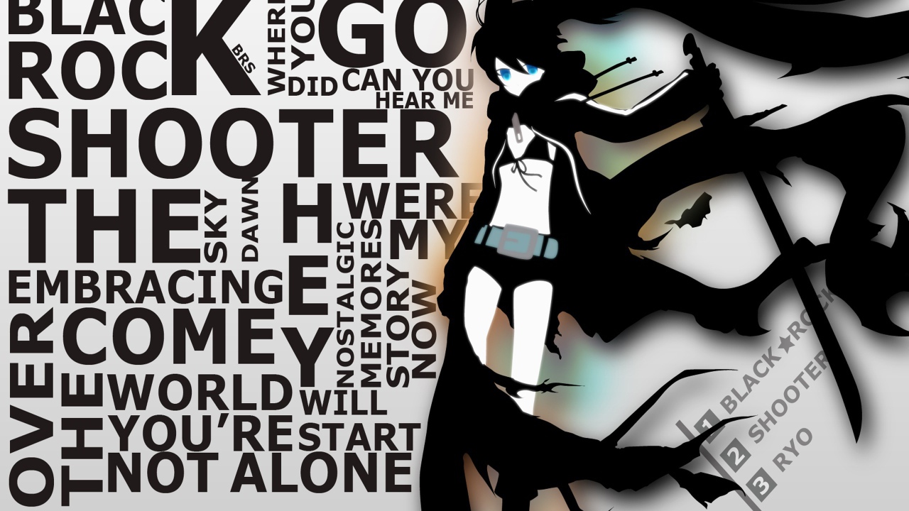 Постер аниме Insane Black Rock Shooter