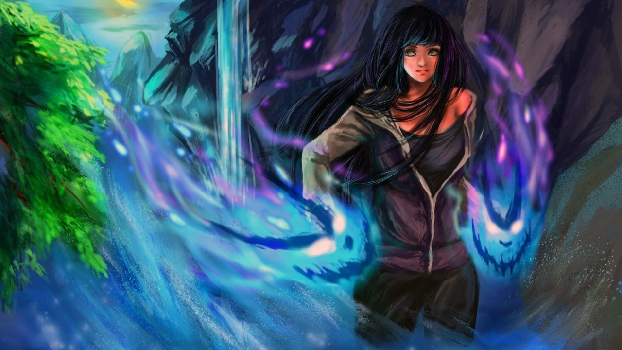 Девушка аниме из манги Naruto Shippuuden