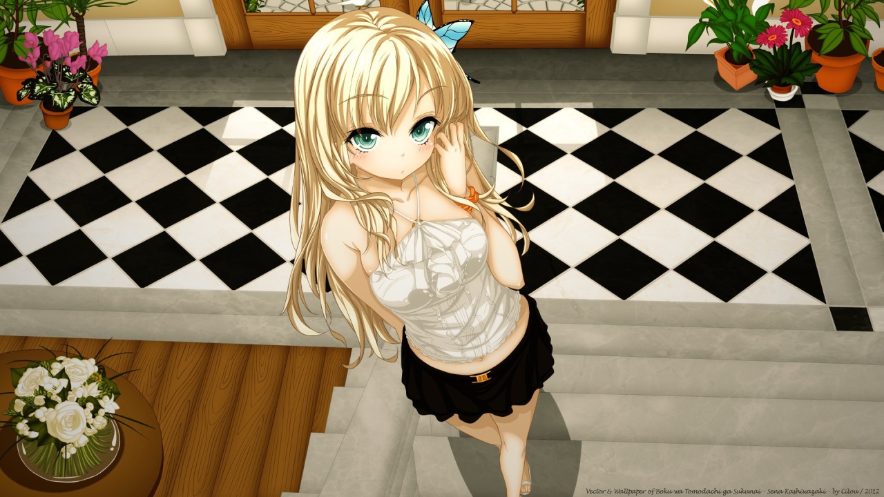 Блондинка в аниме У меня мало друзей