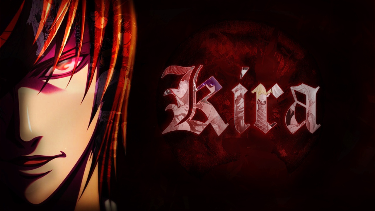 Персонаж Кира из аниме Тетрадь смерти