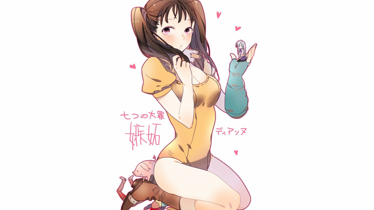 Диана из аниме Nanatsu no Taizai