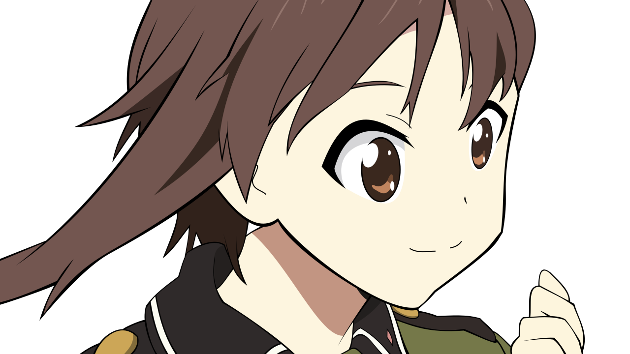 Девочка из аниме Звуки небес