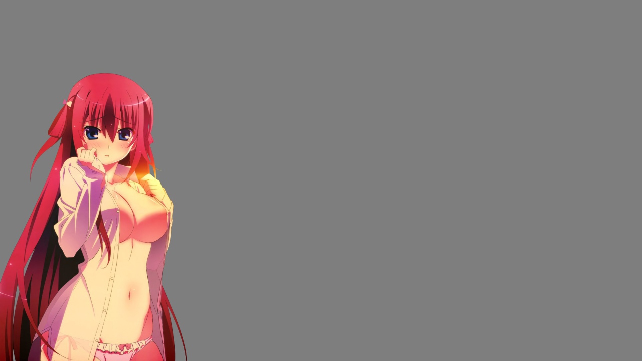 Девушка на сером фоне аниме Натюрморт в серых тонах