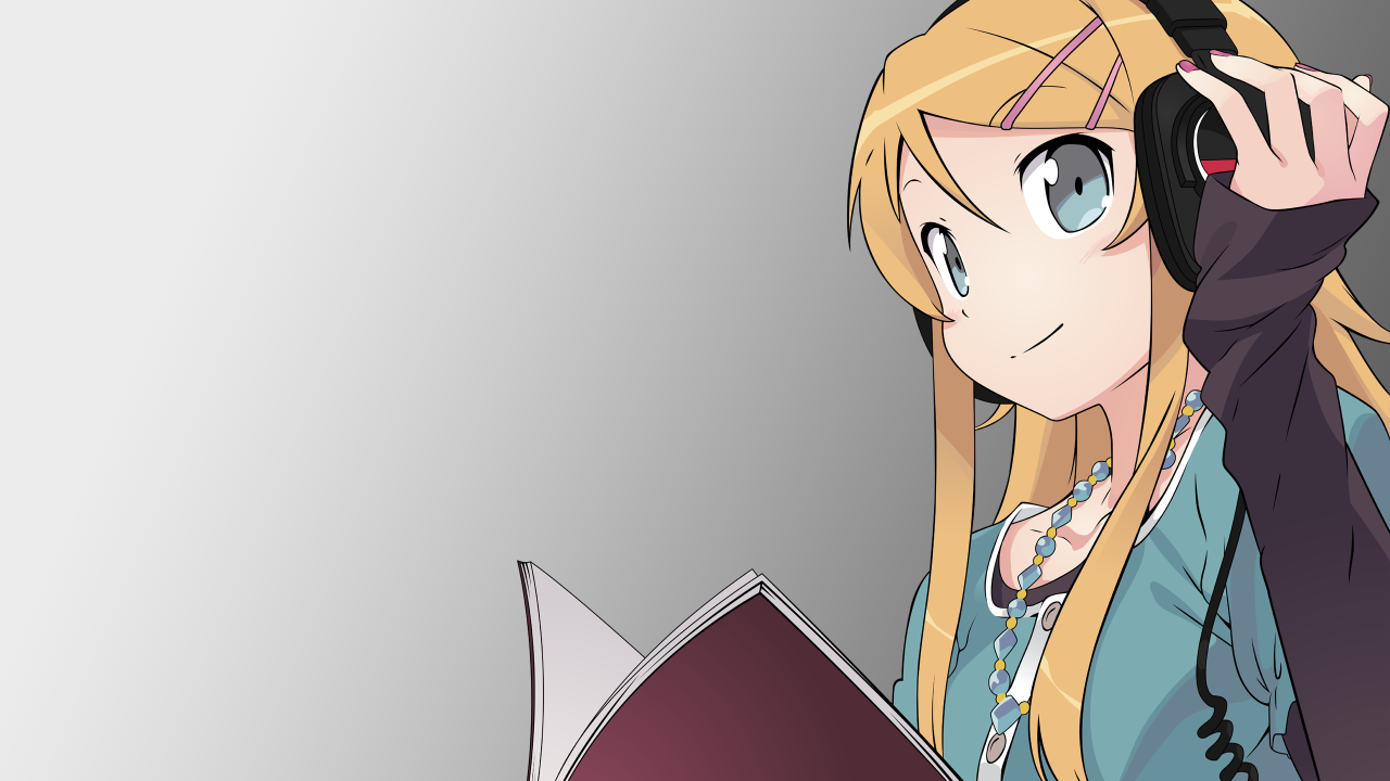Девушка в наушниках из аниме OreImo
