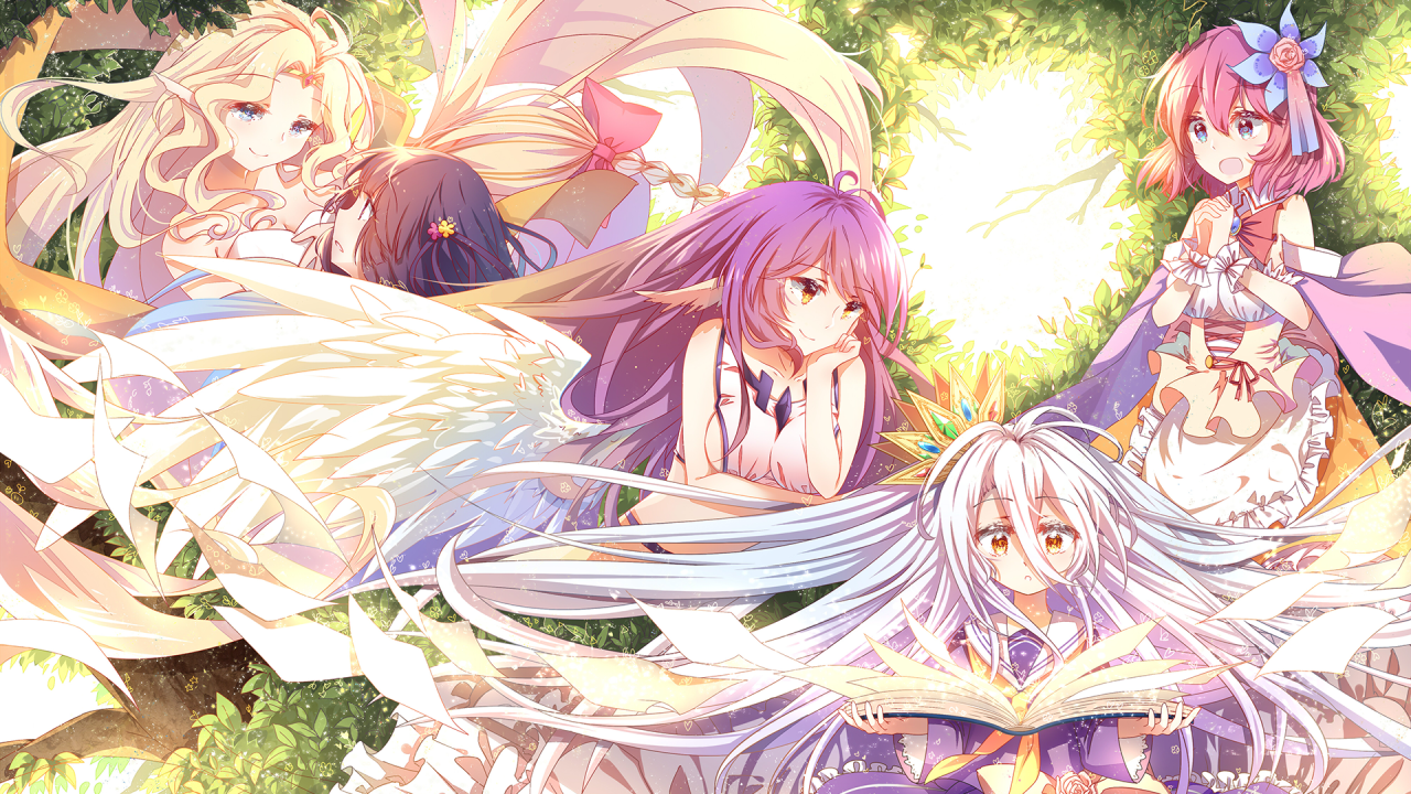 Девушки ангелы из мира аниме