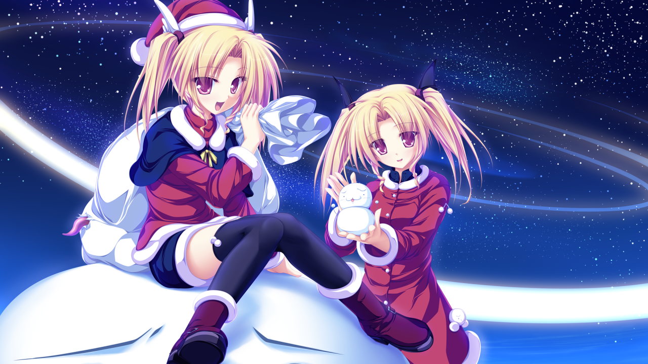 Девушки в наряде Санты, аниме Magus Tale