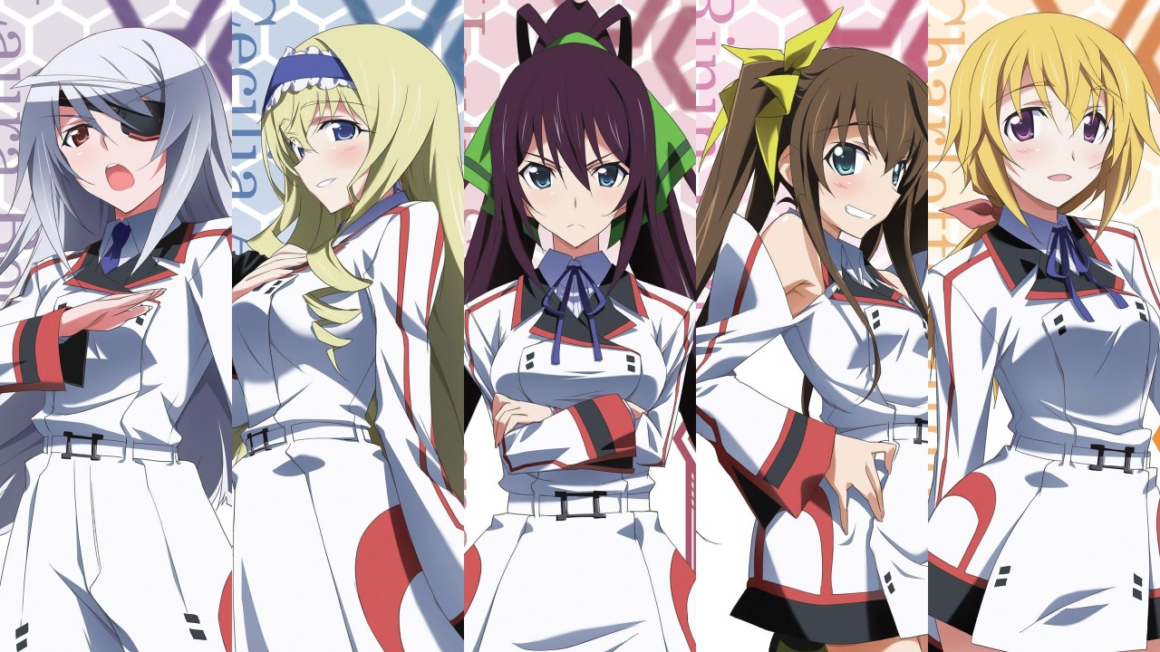 Девушки из аниме Infinite Stratos