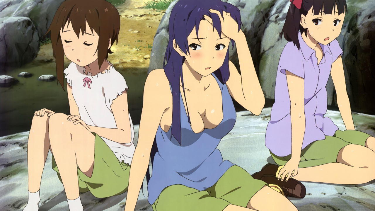 Девушки в аниме Звуки небес