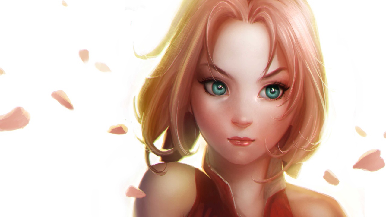 Зеленоглазая героиня аниме Сакура Харуно