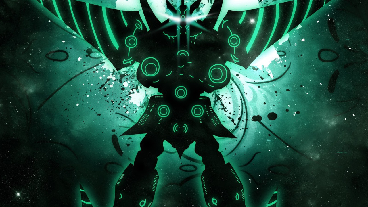 Зеленый робот в аниме Тэнгэн Топпа Гуррен-Лаганн