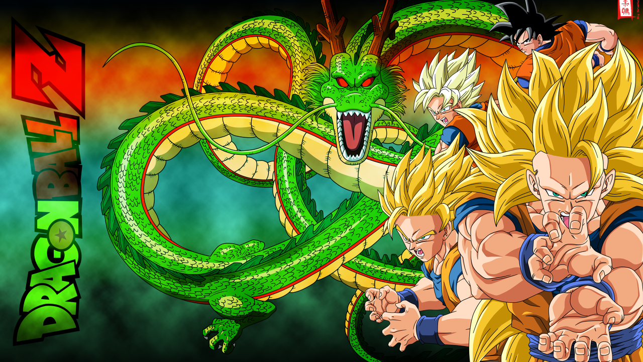 Зеленый дракон, аниме Dragon Ball Z
