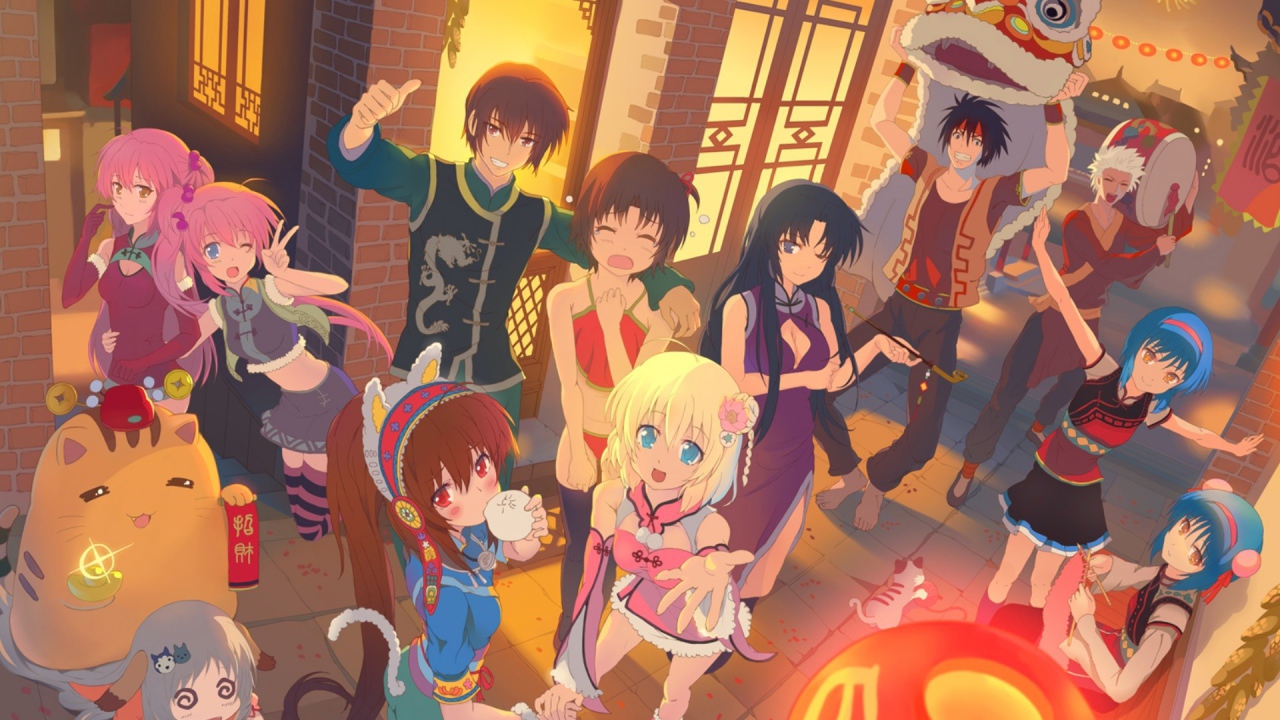 Праздник в аниме Маленькие проказники