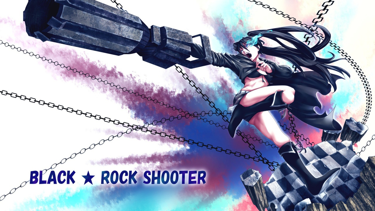 Японское аниме Black Rock Shooter