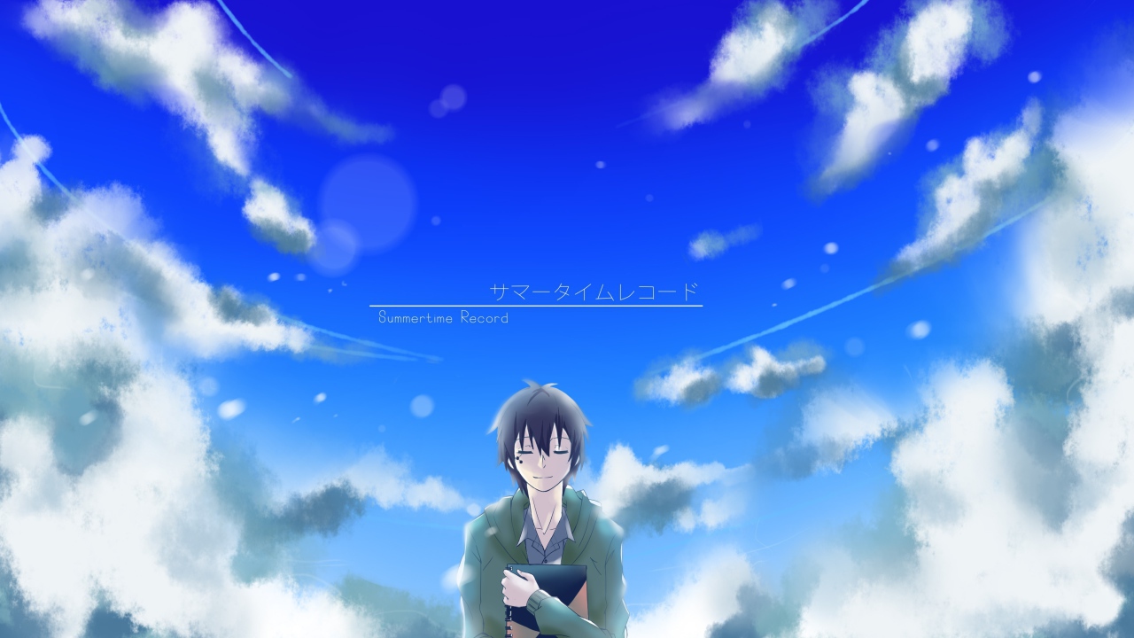 Парень на фоне неба, Kagerou Project аниме