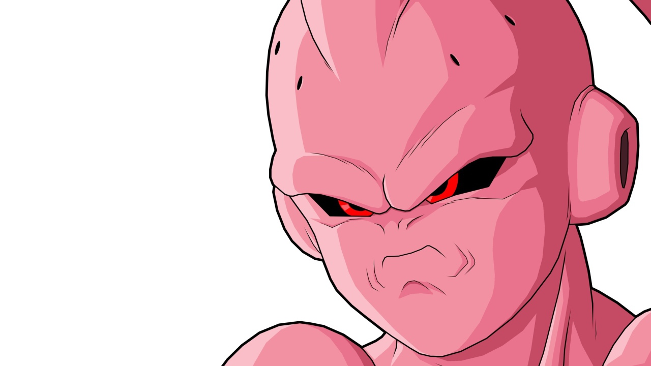 Розовый тролль из аниме Dragon Ball