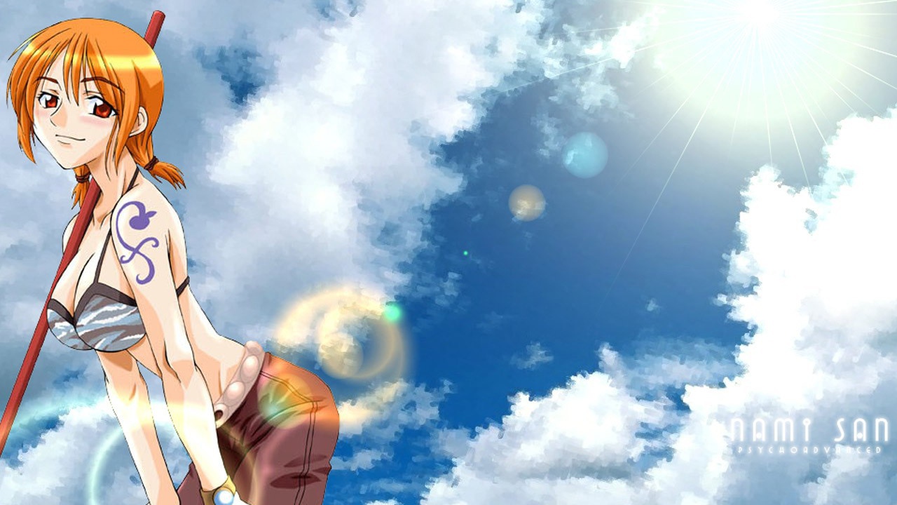 Радужная девушка аниме Большой куш