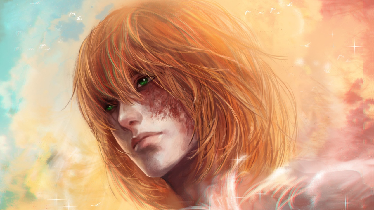 Рыжий парень из аниме Тетрадь смерти