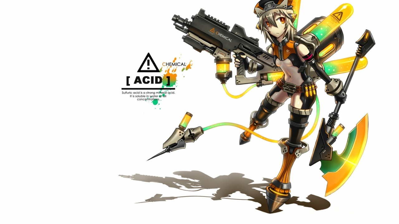 Девушка робот Gia Anime