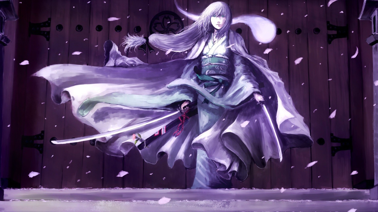 Девушка самурай, аниме