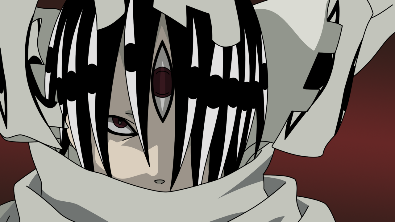 Темноволосый герой аниме Пожиратель душ