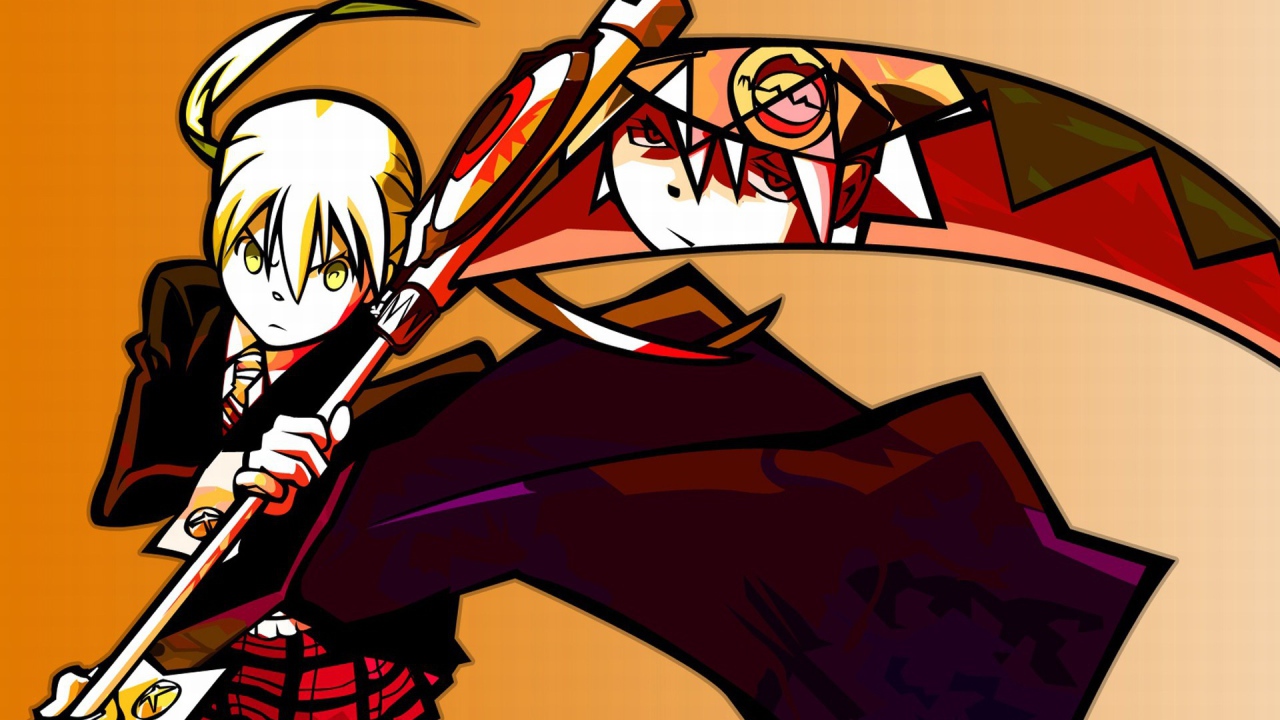 Девушка в аниме Soul Eater