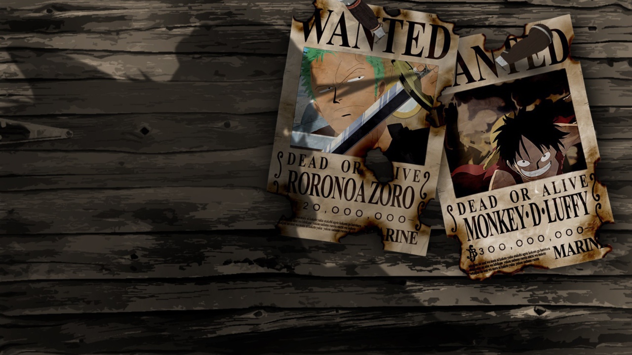 Разыскиваемые персонажи аниме Большой куш