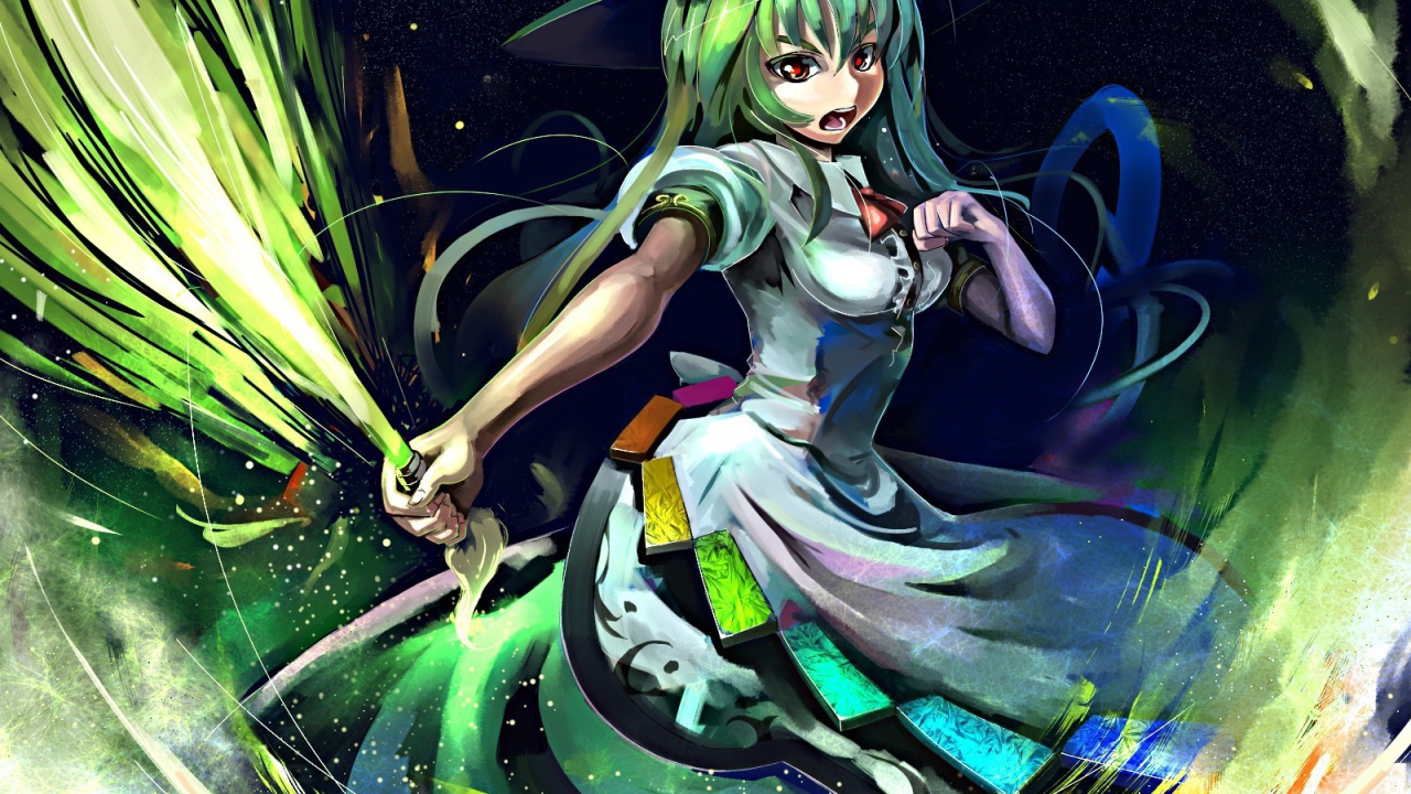 Ведьма в аниме Touhou Project