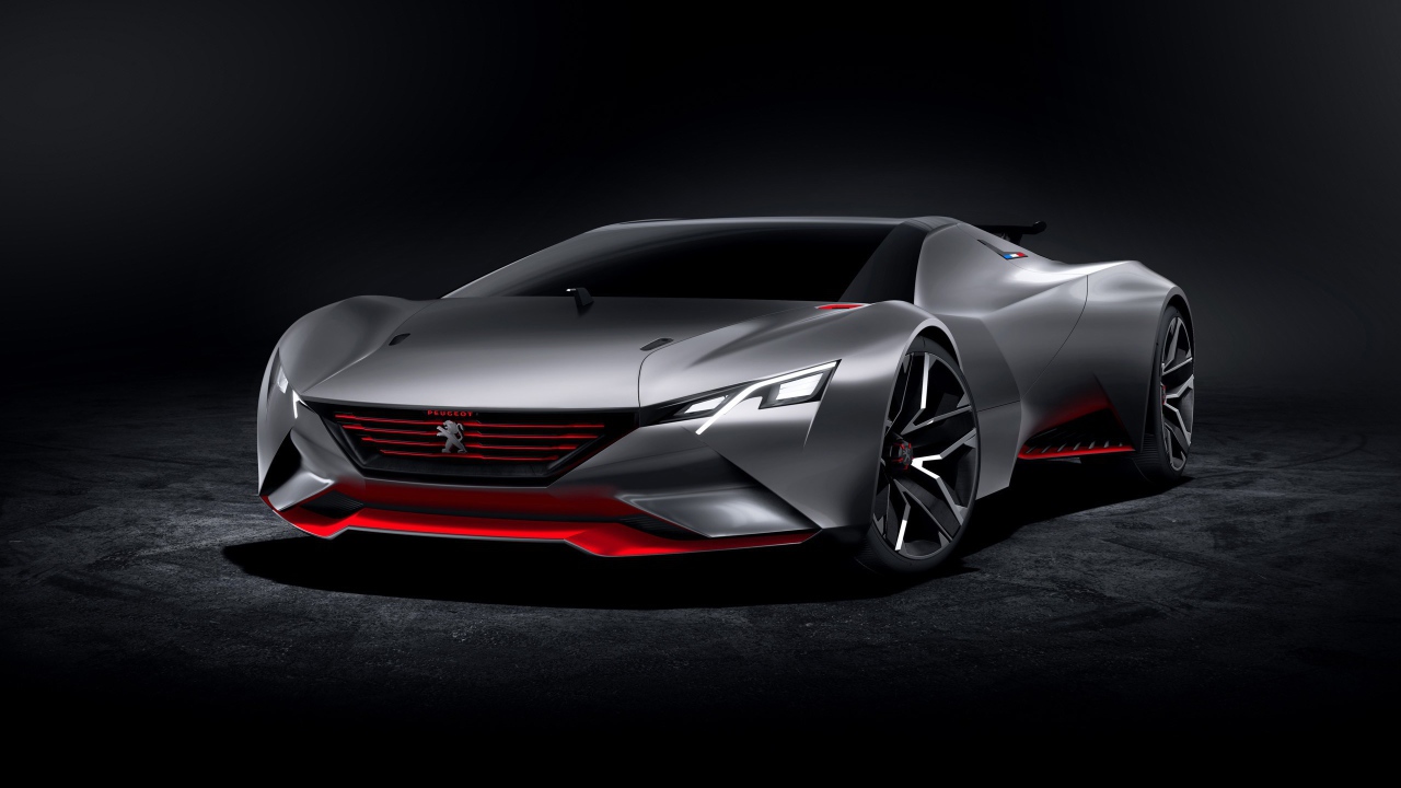 Серый Peugeot Vision GT