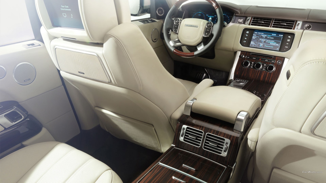 Интерьер автомобиля Range Rover