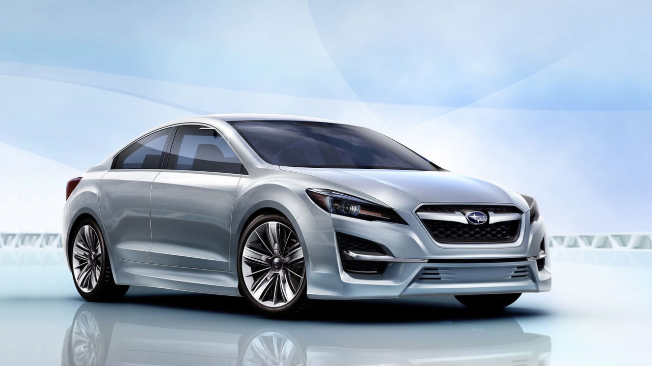 Серебристый концепт Subaru