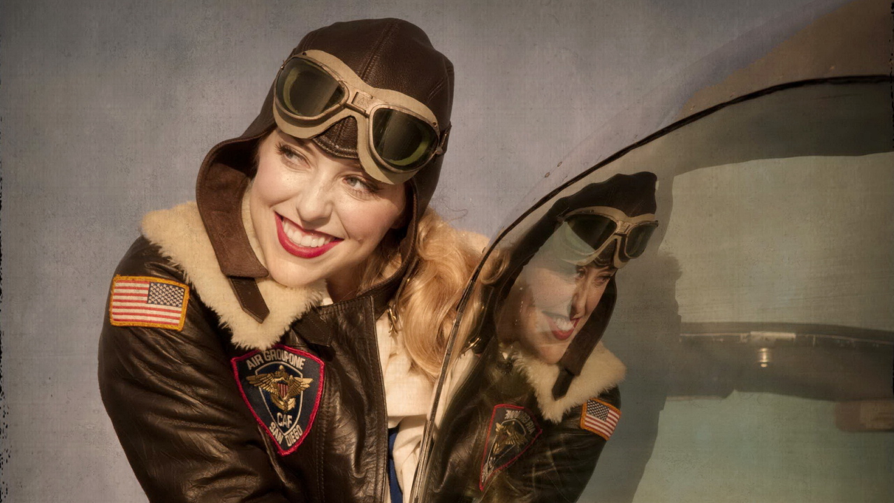 Американская девушка пилот
