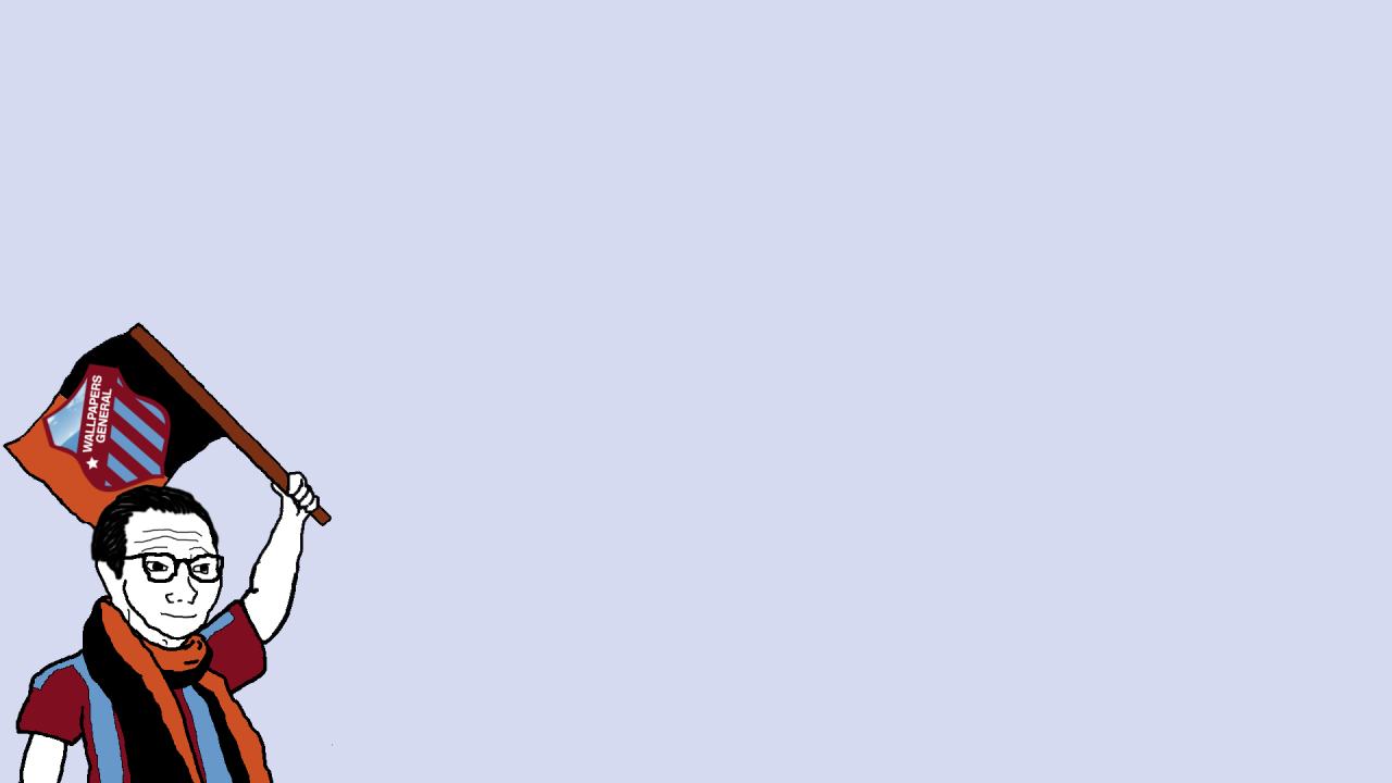 Фанат с флагом, серый фон