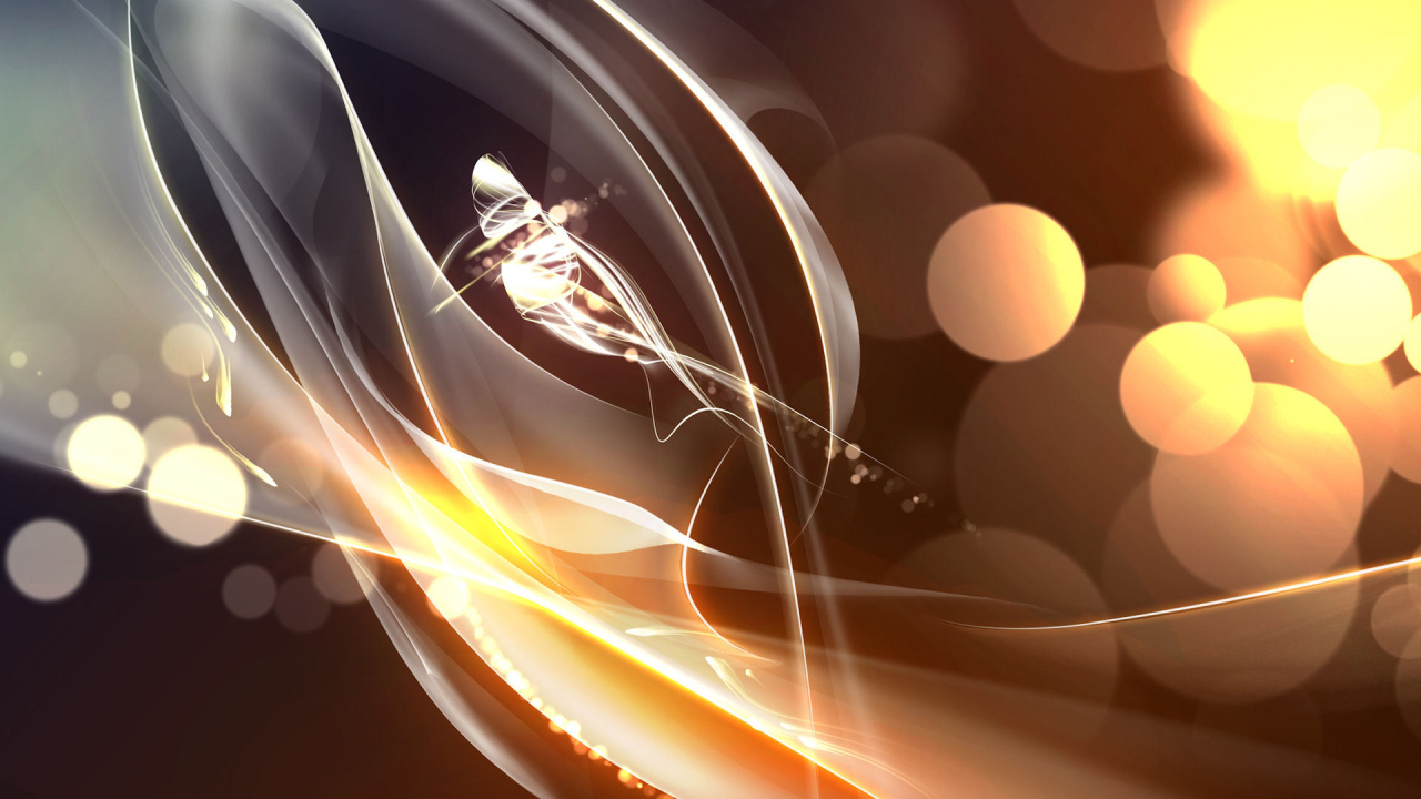 Абстрактный рисунок с кругами