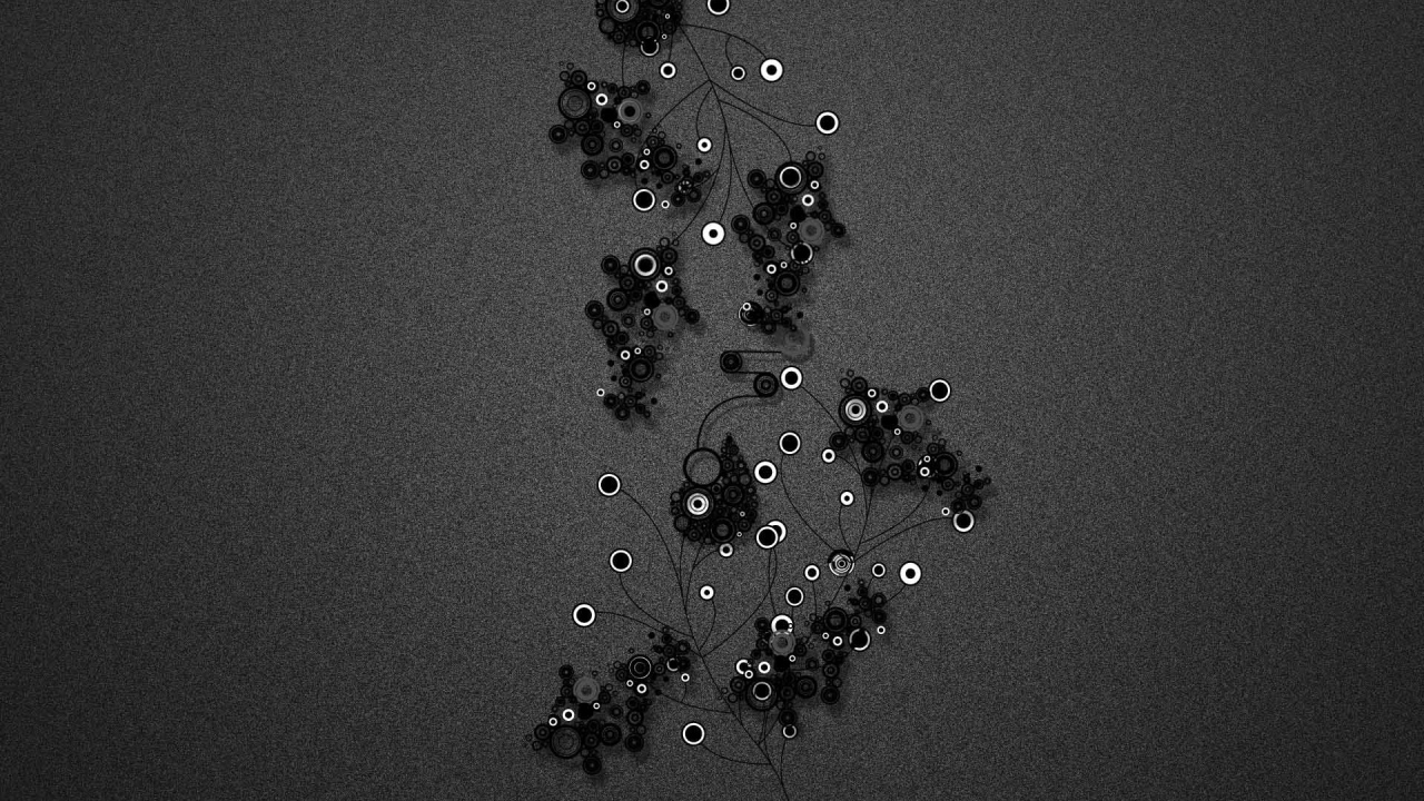 Абстрактные точки на сером фоне